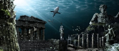 Legenda kota di bawah laut